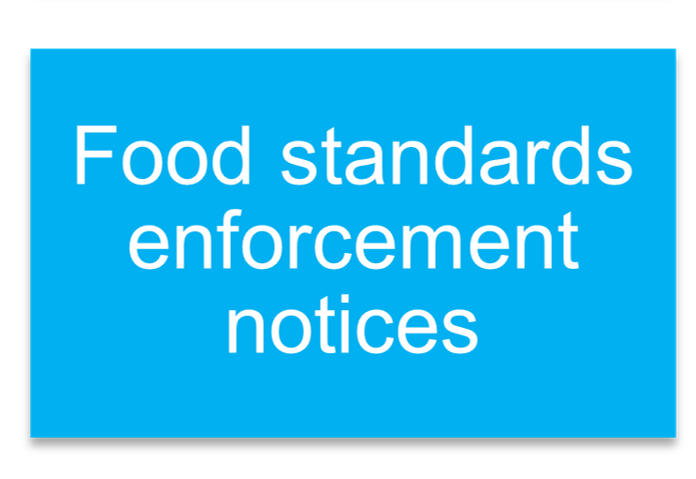 Food Standards Notices